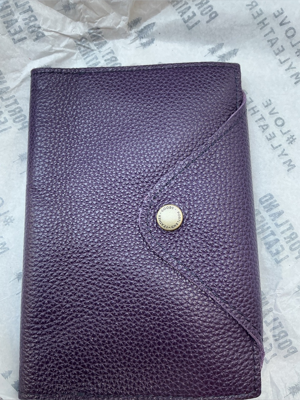 Portland Leather Goods -LEATHER SNAP JOURNAL
